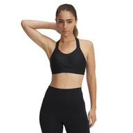 Bielizna sportowa damska - Biustonosz treningowy Under Armour Infinity High Strappy - czarny - miniaturka - grafika 1
