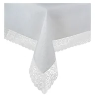 Obrusy i serwetki - Obrus Dekoracyjny 90x160 Gipiura wz. 404 Biały - miniaturka - grafika 1