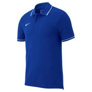 Koszulki sportowe męskie - Nike, Koszulka męska, TM Club 19, niebieski, rozmiar S - miniaturka - grafika 1