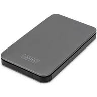 Obudowy i kieszenie na dyski twarde - Digitus Kieszeń Obudowa USB 3.0 Typ C Gen.1 na dysk SSD/HDD 2.5" SATA III 9.5/7.0mm DA-71113-1 - miniaturka - grafika 1