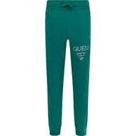 Spodnie sportowe damskie - Guess Spodnie dresowe | Regular Fit - miniaturka - grafika 1