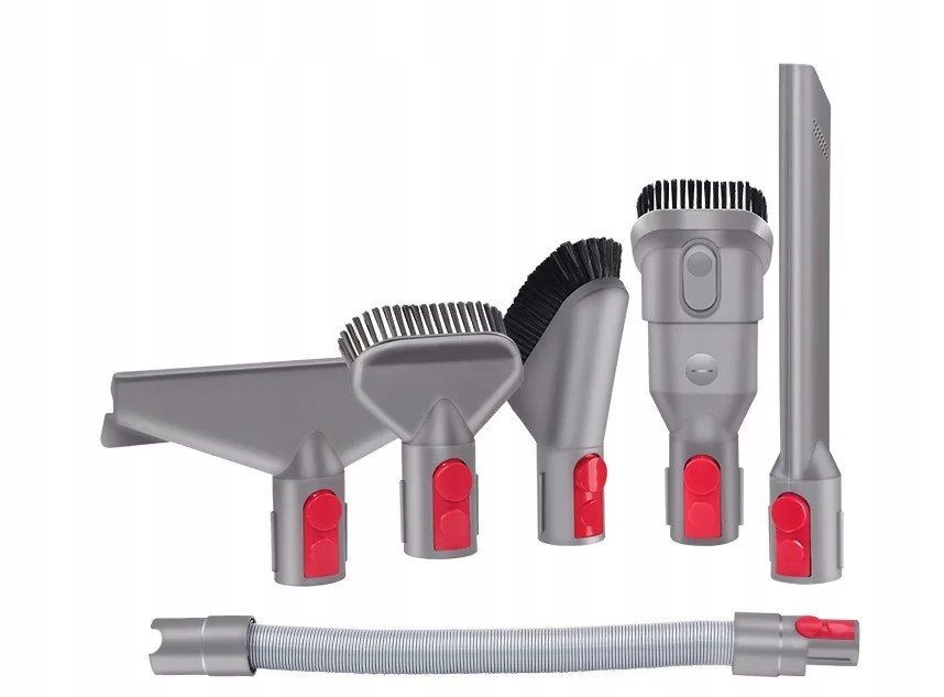 5x SZCZOTKA SSAWKA + WĄŻ ELESTYCZNY (RURA) DO DYSON V7 V8 V10 V11 V15 SV10