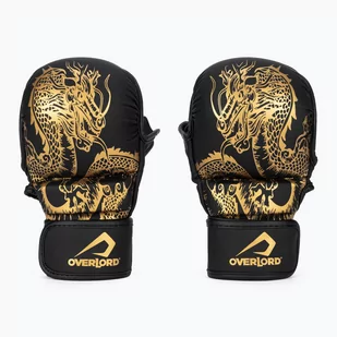 Rękawice MMA Overlord Legend MMA złote - Rękawice bokserskie - miniaturka - grafika 1