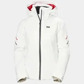 Kurtki narciarskie - Helly Hansen, Kurtka Narciarska, W Alphelia Infinity Jacket, biały, Rozmiar S - miniaturka - grafika 1