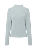 Swetry damskie - Marc O'Polo Sweter damski Kobiety Bawełna niebieski jednolity, M - miniaturka - grafika 1