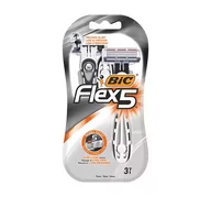 Maszynki do golenia i wkłady - BiC Flex 5 Maszynki do golenia dla mężczyzn 3szt - miniaturka - grafika 1