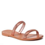 Klapki i japonki damskie - Melissa Klapki Glitz Ad 33428 Brown 50907 - miniaturka - grafika 1