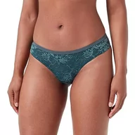 Majtki damskie - Triumph Amourette Charm Conscious Brazilian01 figi Kobiety, Smoky Green, 42 - miniaturka - grafika 1