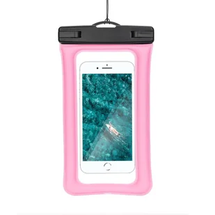 Etui Wodoodporne Airbag Uniwersalne Z Plastikowym Zamknięciem - Różowy - Etui i futerały do telefonów - miniaturka - grafika 1