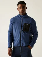 Odzież trekkingowa męska - Regatta Kurtka polarowa "Frankie" w kolorze granatowym - miniaturka - grafika 1