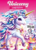 Kolorowanki, wyklejanki - Unicorny z magicznej krainy - miniaturka - grafika 1