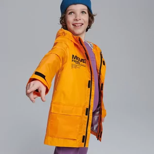 Kurtki i płaszcze dla chłopców - Reserved Przejściowa kurtka z kapturem - Pomarańczowy - grafika 1