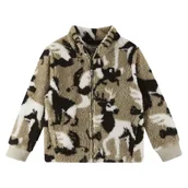 Odzież trekkingowa dziecięca - Reima Polar Turkkinen 5200288A Beżowy Regular Fit - miniaturka - grafika 1