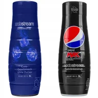 Syropy i koncentraty owocowe - Syrop do SodaStream Cola bez cukru 440ml + Pepsi Max Bez Cukru 440ml - miniaturka - grafika 1