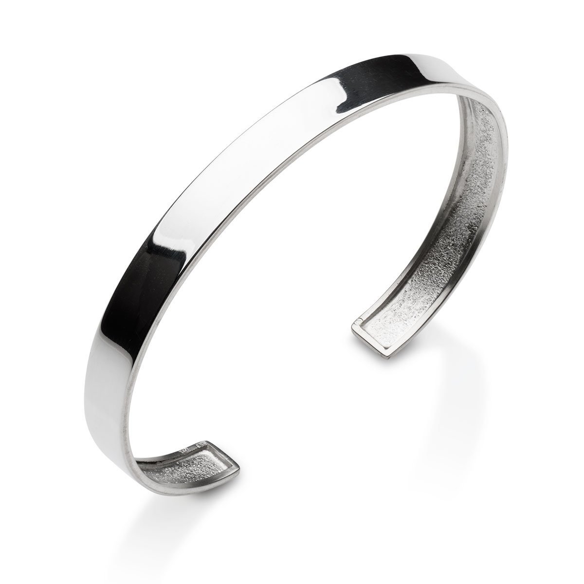 Męska srebrna bransoletka - regulowana