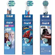 Końcówki do szczoteczek elektrycznych - 3 X Końcówka Oral-B Kids Disney Frozen Spiderman - miniaturka - grafika 1