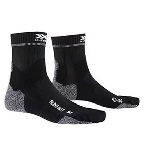 X-Socks Unisex Run Fast skarpety do biegania jasnoszare, czarne skarpety szary jasnoszary 42-44 XS-RS17S19U - Skarpetki męskie - miniaturka - grafika 1