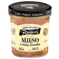 Pasztet i przetwory mięsne - Spichlerz Rusiecki Mięso z nutą czosnku 280g - miniaturka - grafika 1
