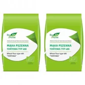 Mąka - Bio Planet Mąka pszenna tortowa typ 480 Zestaw 2 kg Bio - miniaturka - grafika 1