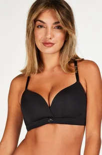 Hunkemöller Usztywniany biustonosz bez fiszbin Czarny - Biustonosze - miniaturka - grafika 1