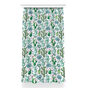 Klasyczna zasłona kolory do pokoju 150x260 Kaktus, Fabricsy - Zasłony - miniaturka - grafika 1