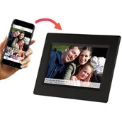 Ramki cyfrowe do zdjęć - Denver PFF-710 czarna - miniaturka - grafika 1