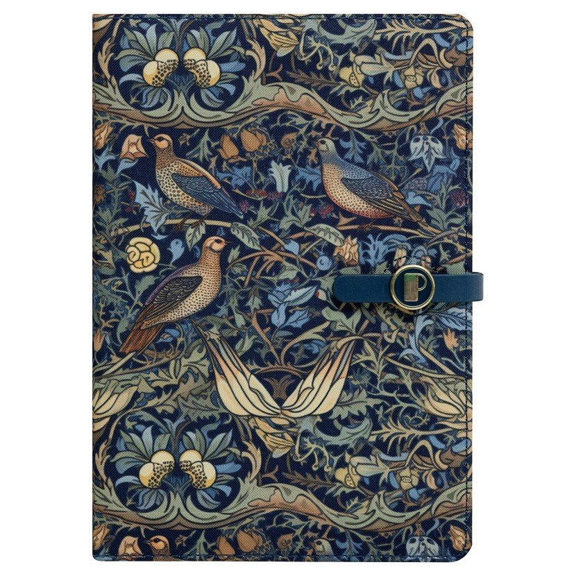 PAPERDOT, NOTES GRANATOWY W KWIATY