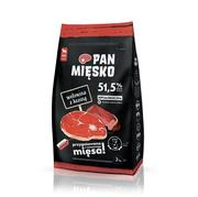 Sucha karma dla psów - Pan Mięsko Wołowina z Koziną M 3kg - miniaturka - grafika 1