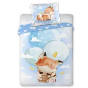 Pościel dla dzieci - Pościel 100x135 bawełniana Lisek - miniaturka - grafika 1