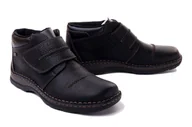 Botki męskie - RIEKER TEX 05367-00 black, trzewiki męskie - Rieker - miniaturka - grafika 1