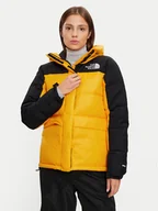 Kurtki damskie - The North Face Kurtka puchowa Himalayan NF0A4R2W Żółty Regular Fit - miniaturka - grafika 1