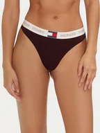 Majtki damskie - Tommy Hilfiger Stringi UW0UW05655 Bordowy - miniaturka - grafika 1