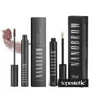 Palety i zestawy do makijażu - Nanobrow Nanobrow + Shape Mascara ZESTAW Odżywka do brwi 5 ml + Maskara do brwi stylizuje, układa, dodaje koloru 7 ml (kolor brown) - miniaturka - grafika 1