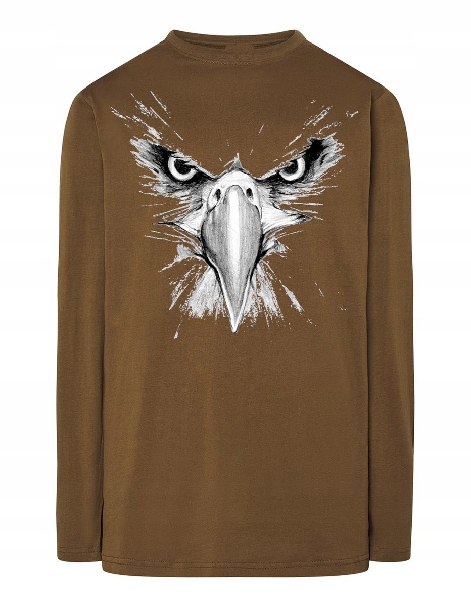 Longsleeve męski nadruk GŁOWA ORZEŁ r.XL
