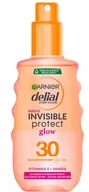 Balsamy i kremy do opalania - Przeciwsłoneczny spray Garnier Delial Invisible Protect Glow SPF30 Spray 150 ml (3600542444255) - miniaturka - grafika 1