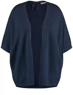 Swetry damskie - SAMOON Oversize'owy kardigan z rękawami à la nietoperz Niebieski 46/L - grafika 1