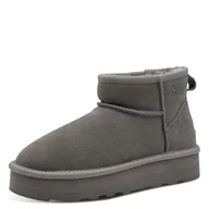 Kozaki damskie - Marco Tozzi Damskie 2-26481-45 modne kozaki, grafitowe, 38 EU, szary (Graphite), 38 EU - miniaturka - grafika 1