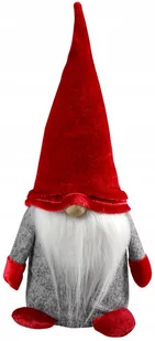 Skrzat z welurową czapką - czerwony - Ozdoby bożonarodzeniowe - miniaturka - grafika 1