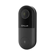 Rejestratory do monitoringu - Tellur Video DoorBell WiFi, 1080P, PIR, Wired, Black - miniaturka - grafika 1
