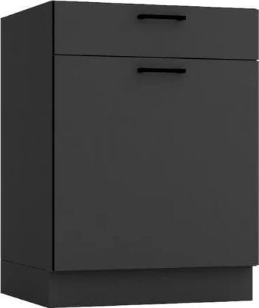 Stolkar Szafka kuchenna stojąca ANIKA D60S/1 P/L grafitowa STOLKAR