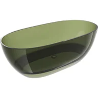 Wanny - Mexen Pure olive wanna wolnostojąca transparentna 170 x 80 cm, korek chrom - 58071708001 - miniaturka - grafika 1