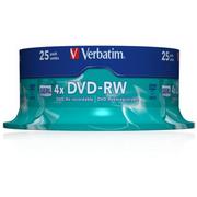 Nośniki danych - Verbatim Płyty DVD-RW 4.7GB 4x MS (25szt.) 43639 - miniaturka - grafika 1