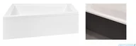 Obudowy do wanien - Besco Intima 150x85cm obudowa wanny  czarny mat lewa/prawa #OAIT-150-NSC - miniaturka - grafika 1