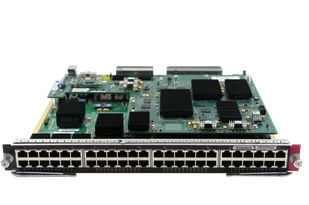 Cisco C6k 48-port 10/100/1000 GE Mod:fab enabled, RJ-45 DFC4XL S (WS-X6848-TX-2TXL=) - Switche - miniaturka - grafika 1