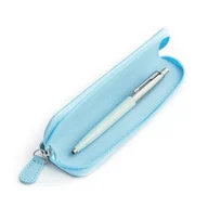 Zestawy piśmiennicze - Zestaw prezentowy długopis Parker Jotter Originals Pastelowy Niebieski z niebieskim etui - miniaturka - grafika 1