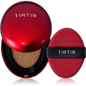 Podkłady do twarzy - Tirtir Mask Fit Red Mini Cushion Podkład w gąbce SPF40 PA++, 43N Deep Cocoa N Deep Cocoa 4.5 ml - miniaturka - grafika 1