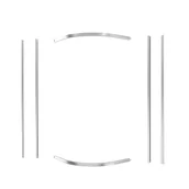 Akcesoria do armatury i ceramiki - Sensea Profile kabiny prysznicowej 1/4K chrom Easy 90 X 90 X 190 - miniaturka - grafika 1