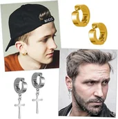 Kolczyki - KOLCZYKI MAGNETYCZNE BEZ PRZEKŁUWANIA 10 PAR ZESTAW - miniaturka - grafika 1