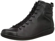 Moda i Uroda OUTLET - ECCO Kobiety Soft 2.0 Buty Chelsea, Czarny, 38 EU - miniaturka - grafika 1