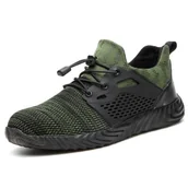 Obuwie robocze - Buty BHP robocze "46" / 28,7 cm - zielone - miniaturka - grafika 1